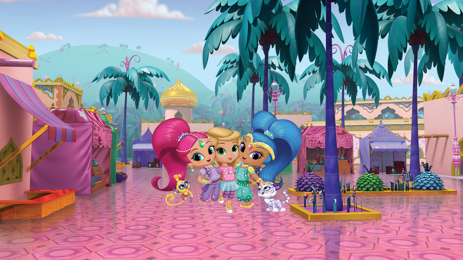 shimmer and shine dollhouse