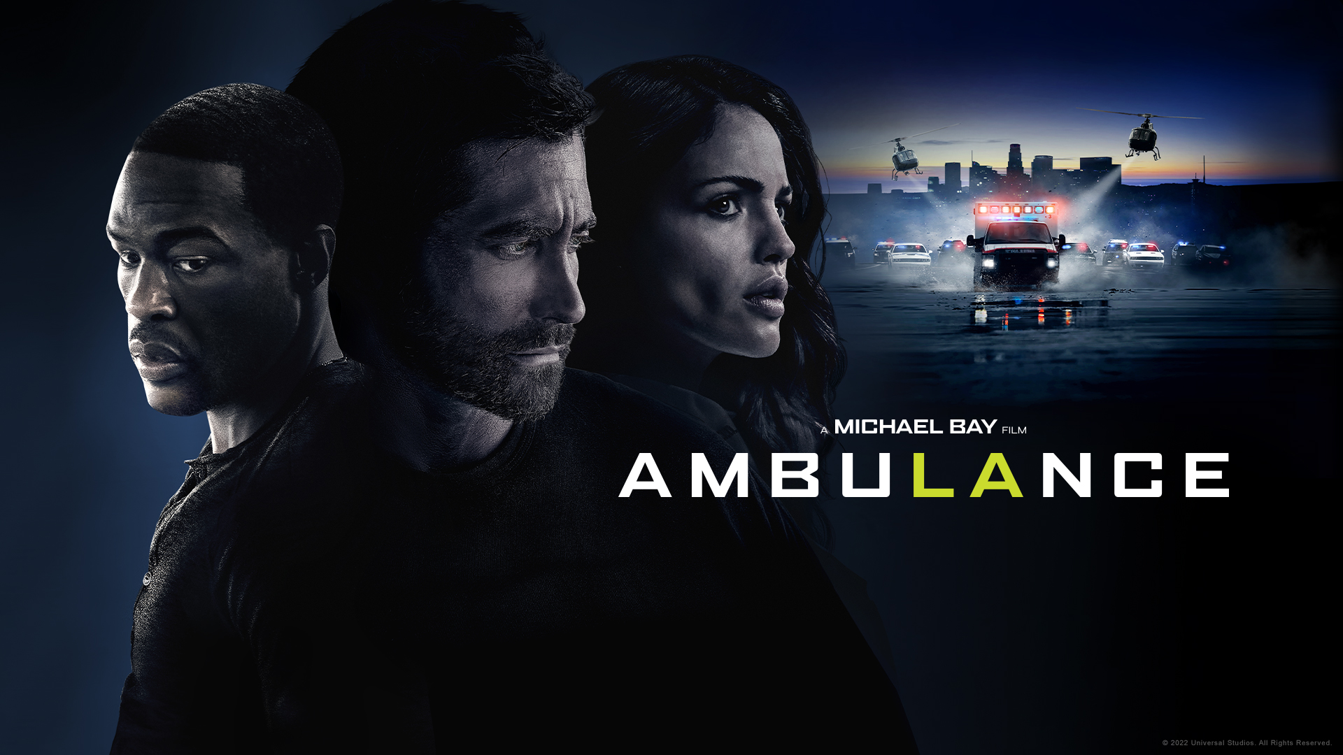 Ambulance on X: No stopping now. Catch AMBULANCE in theaters 04/08   / X