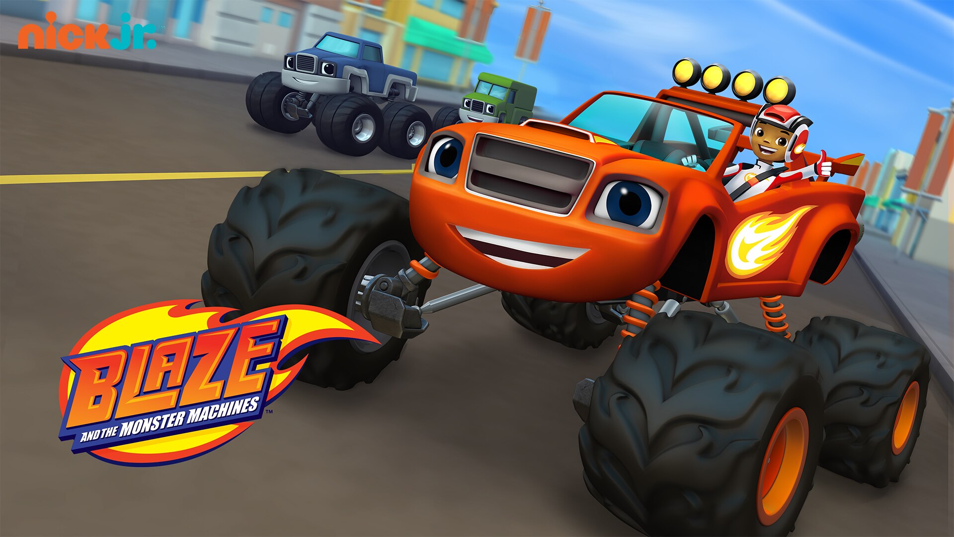 Blaze and Monster Machines: Dragon Island Race - Jogo Grátis Online